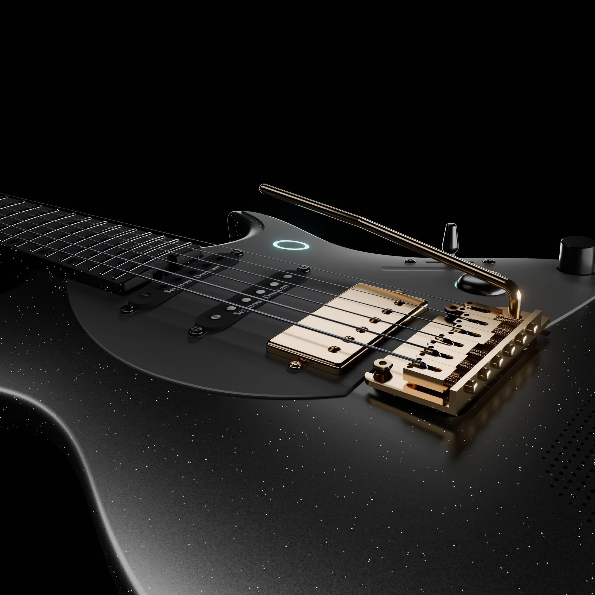 Enya Inspire Pro SD Smart Electric Guitar In Onyx Black